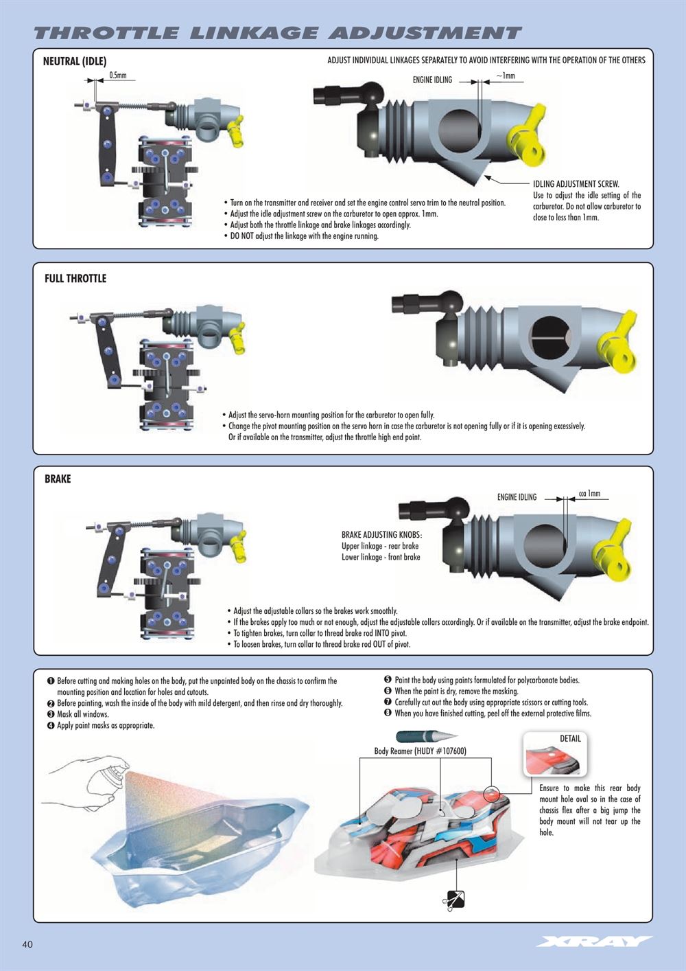 Xray - XB8 2014 Specs (XB8'14) - Manual - Page 40