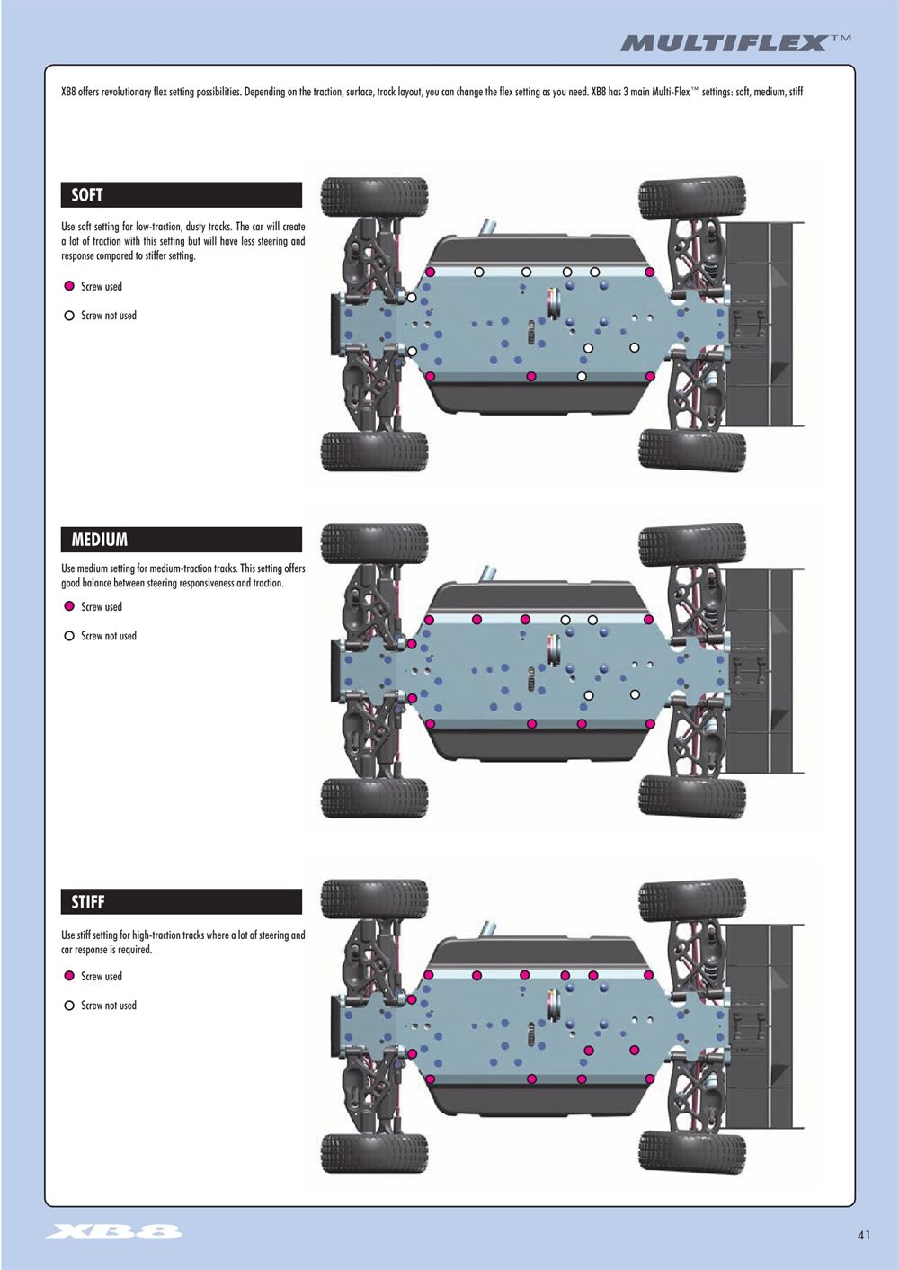 Xray - XB8 2014 Specs (XB8'14) - Manual - Page 41