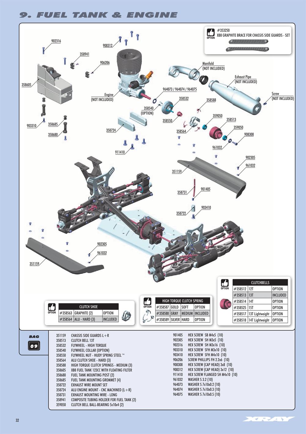 Xray - XB8 2018 Specs (XB8'18) - Manual - Page 32