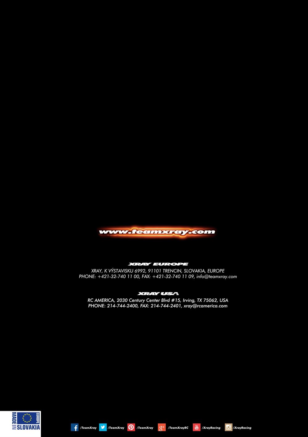 Xray - XB8 2018 Specs (XB8'18) - Manual - Page 48