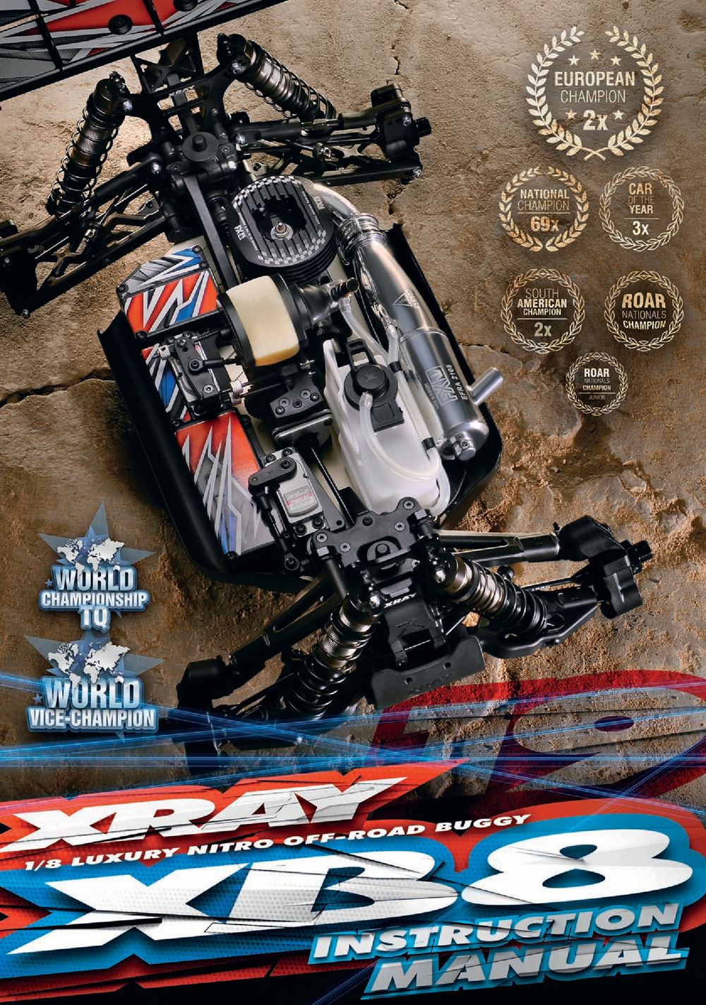 Xray - XB8 2019 Specs (XB8'19) - Manual - Page 1