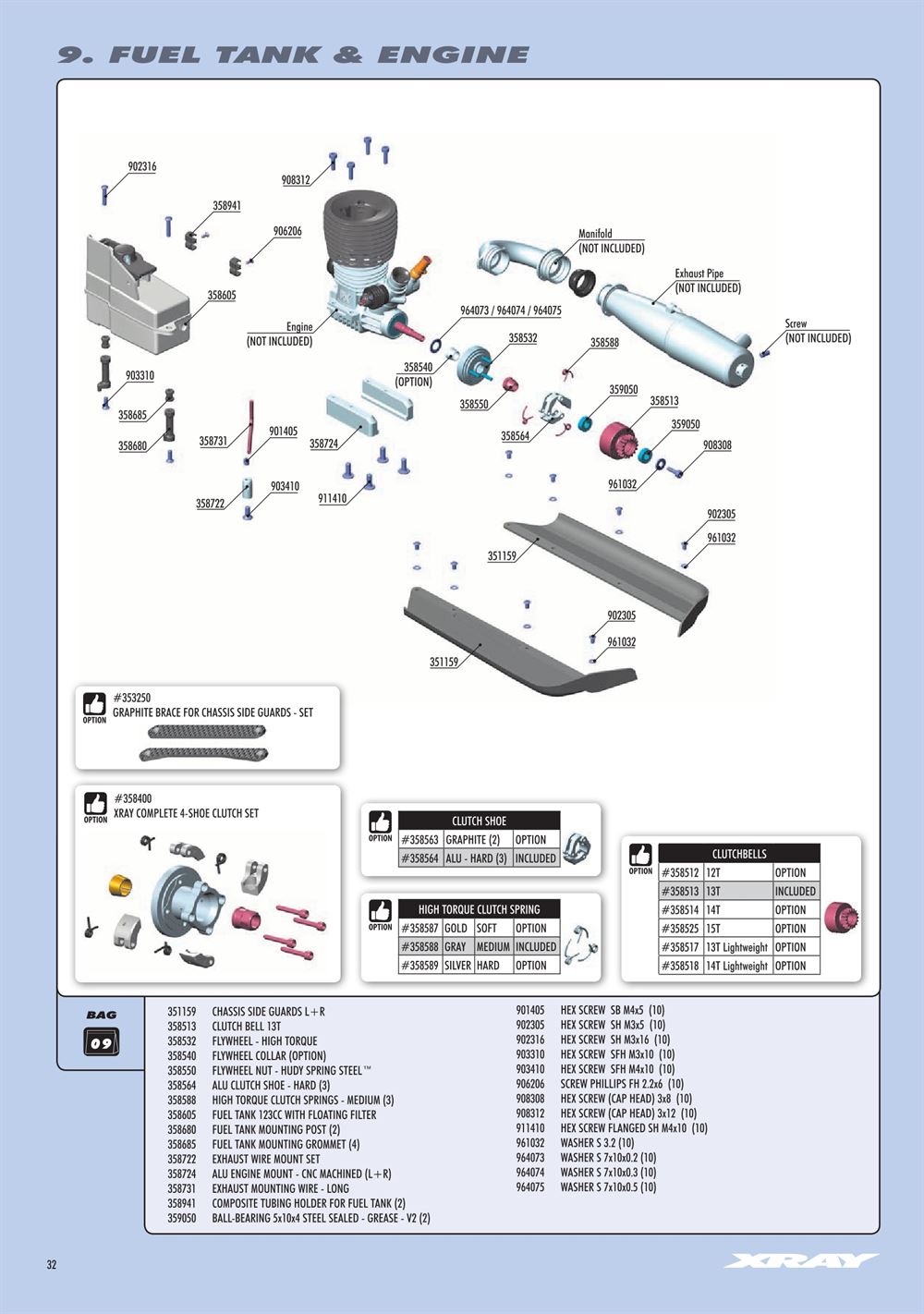 Xray - XB8 2019 Specs (XB8'19) - Manual - Page 32