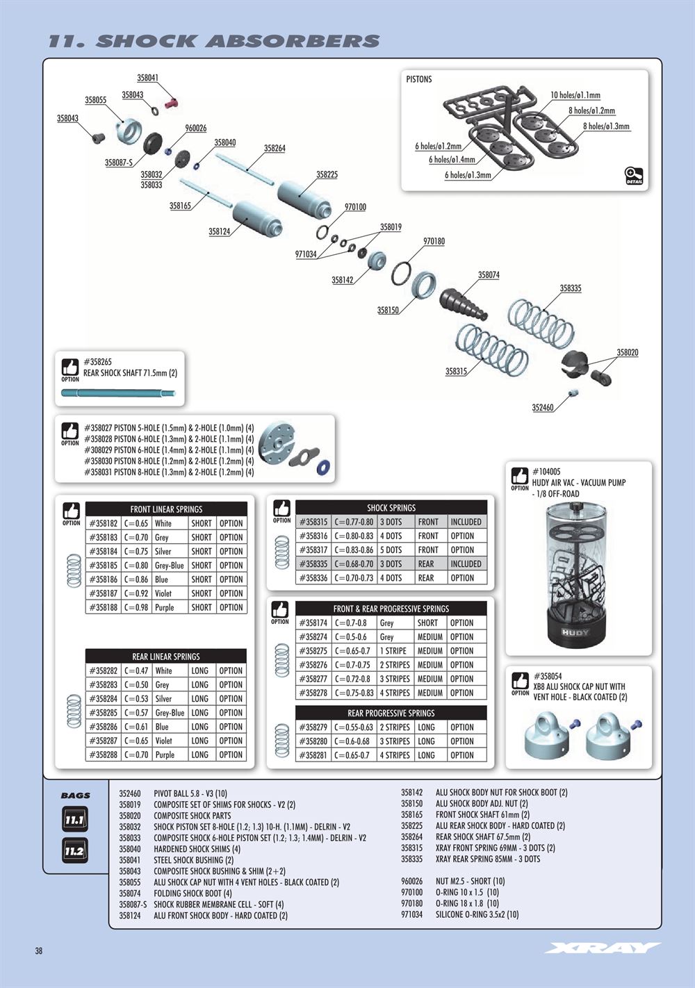 Xray - XB8 2019 Specs (XB8'19) - Manual - Page 38