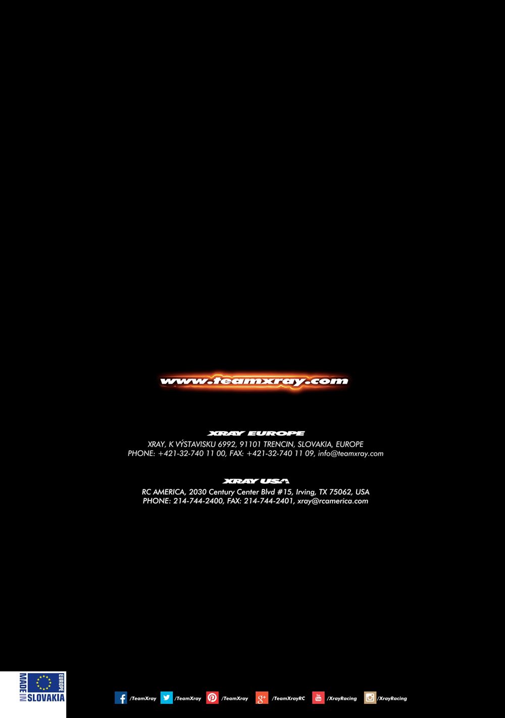 Xray - XB8 2019 Specs (XB8'19) - Manual - Page 52