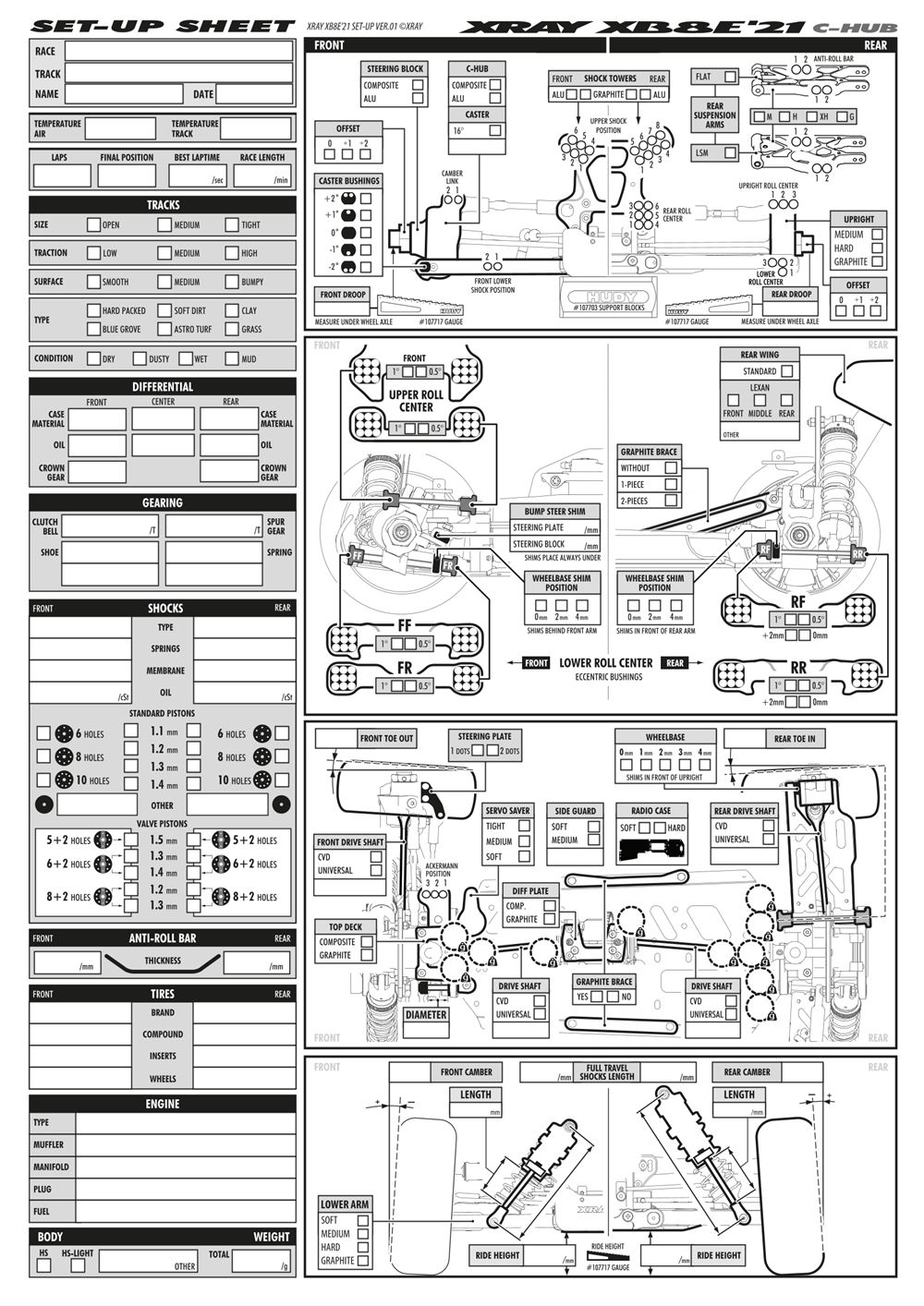 Xray - XB8 2021 Specs (XB8'21) - Manual - Page 53