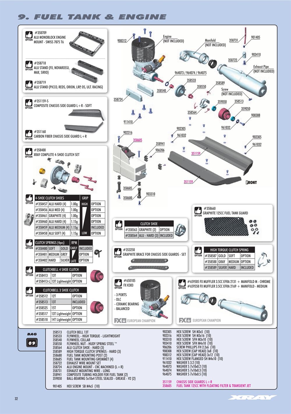 Xray - XB8 2022 Specs (XB8'22) - Manual - Page 32