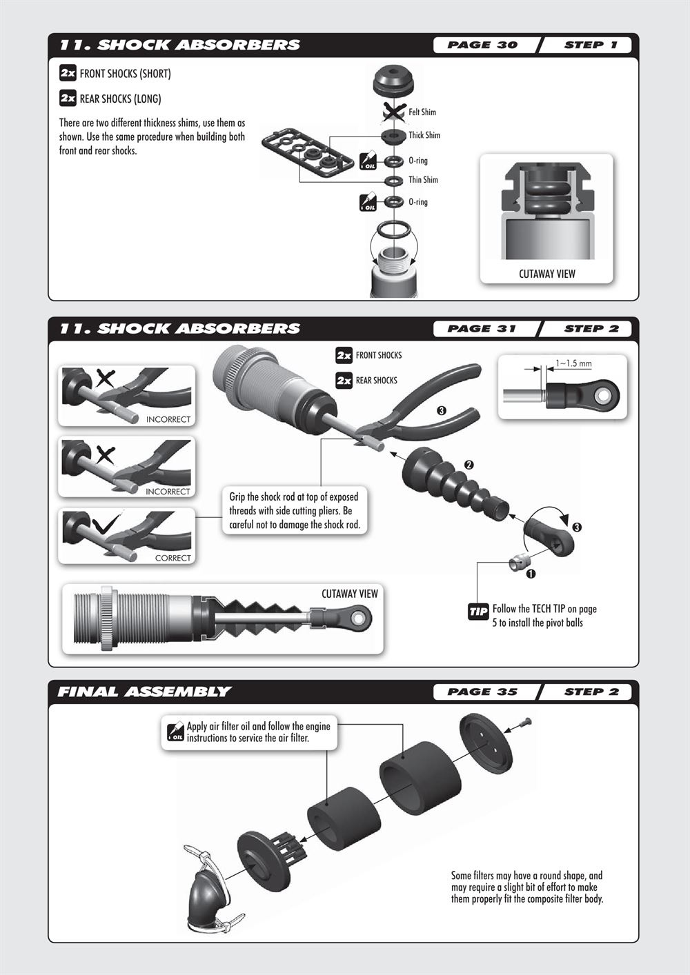 Xray - XB808 2009 (XB808'09) - Supplementary Manual - Page 4