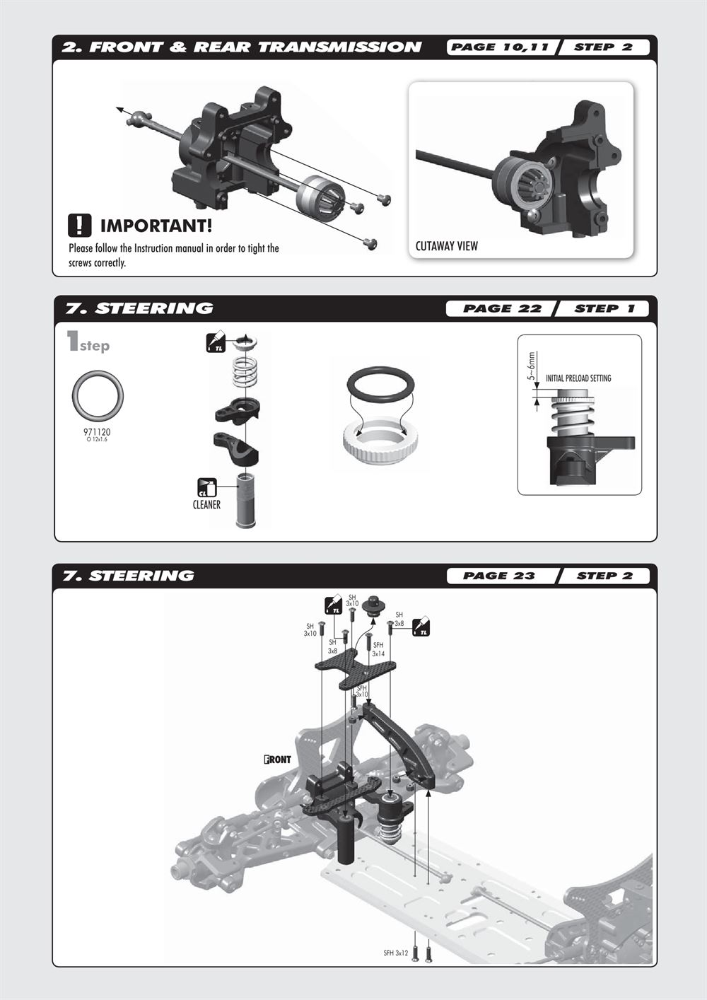 Xray - XB808e - Supplementary Manual - Page 3