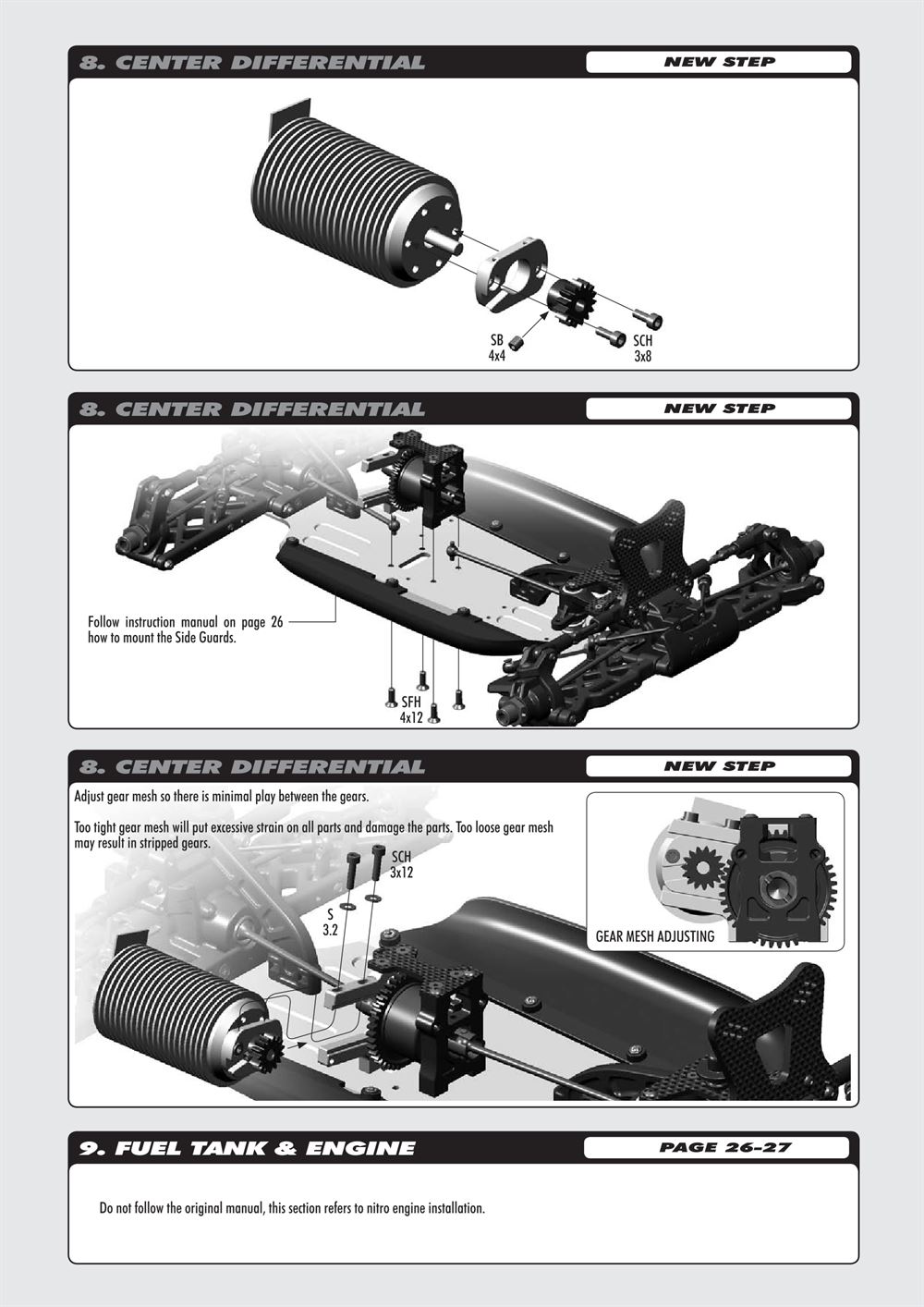 Xray - XB808e - Supplementary Manual - Page 5
