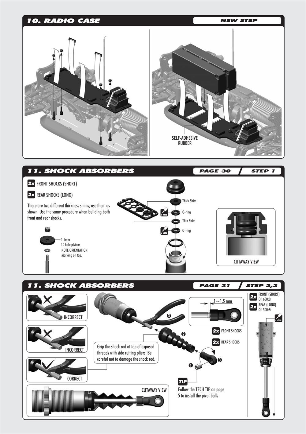 Xray - XB808e - Supplementary Manual - Page 8