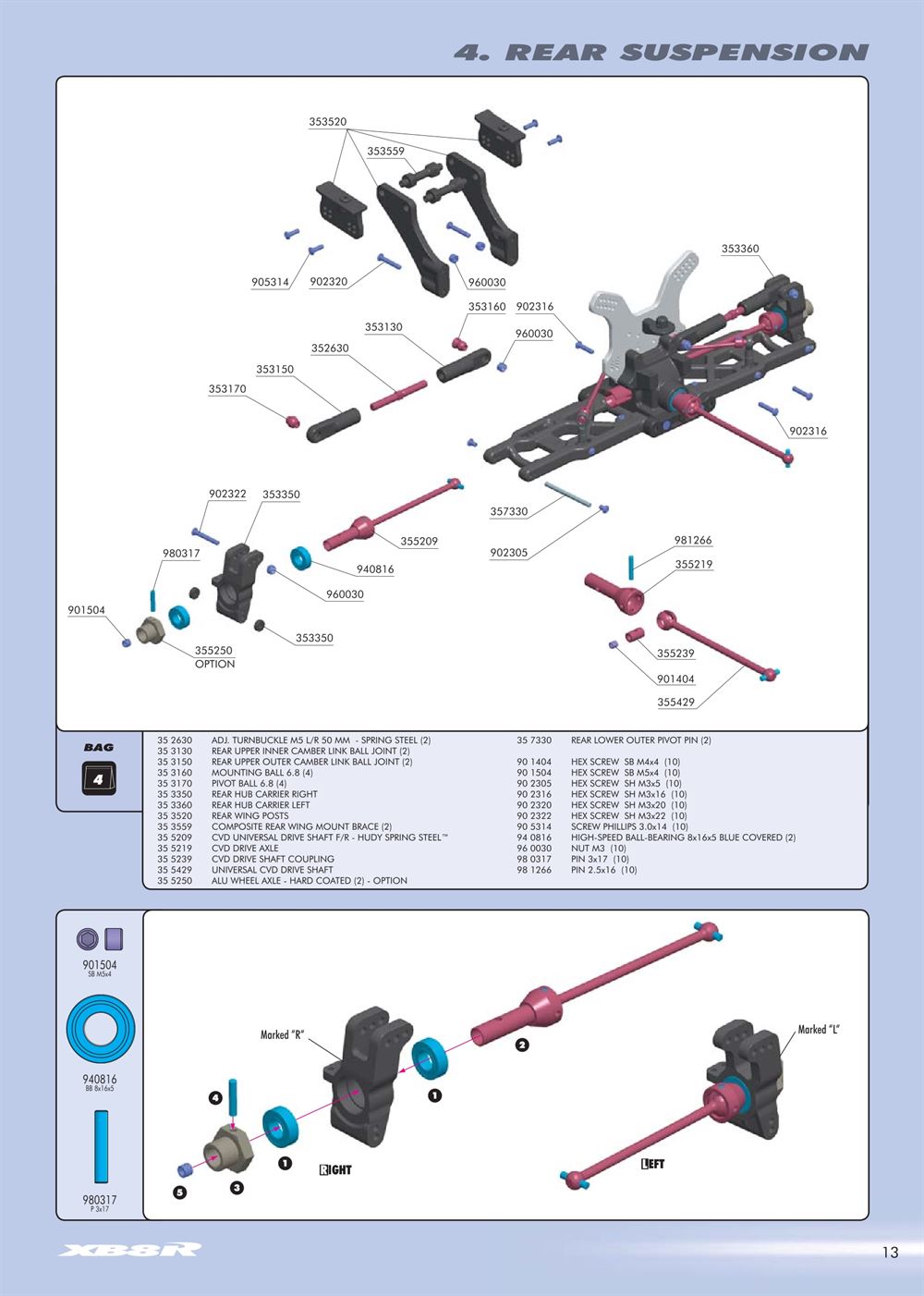 Xray - XB8R - Manual - Page 13