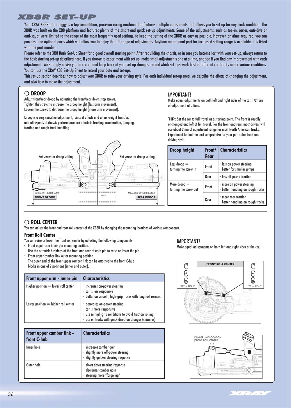 Xray - XB8R - Manual - Page 36
