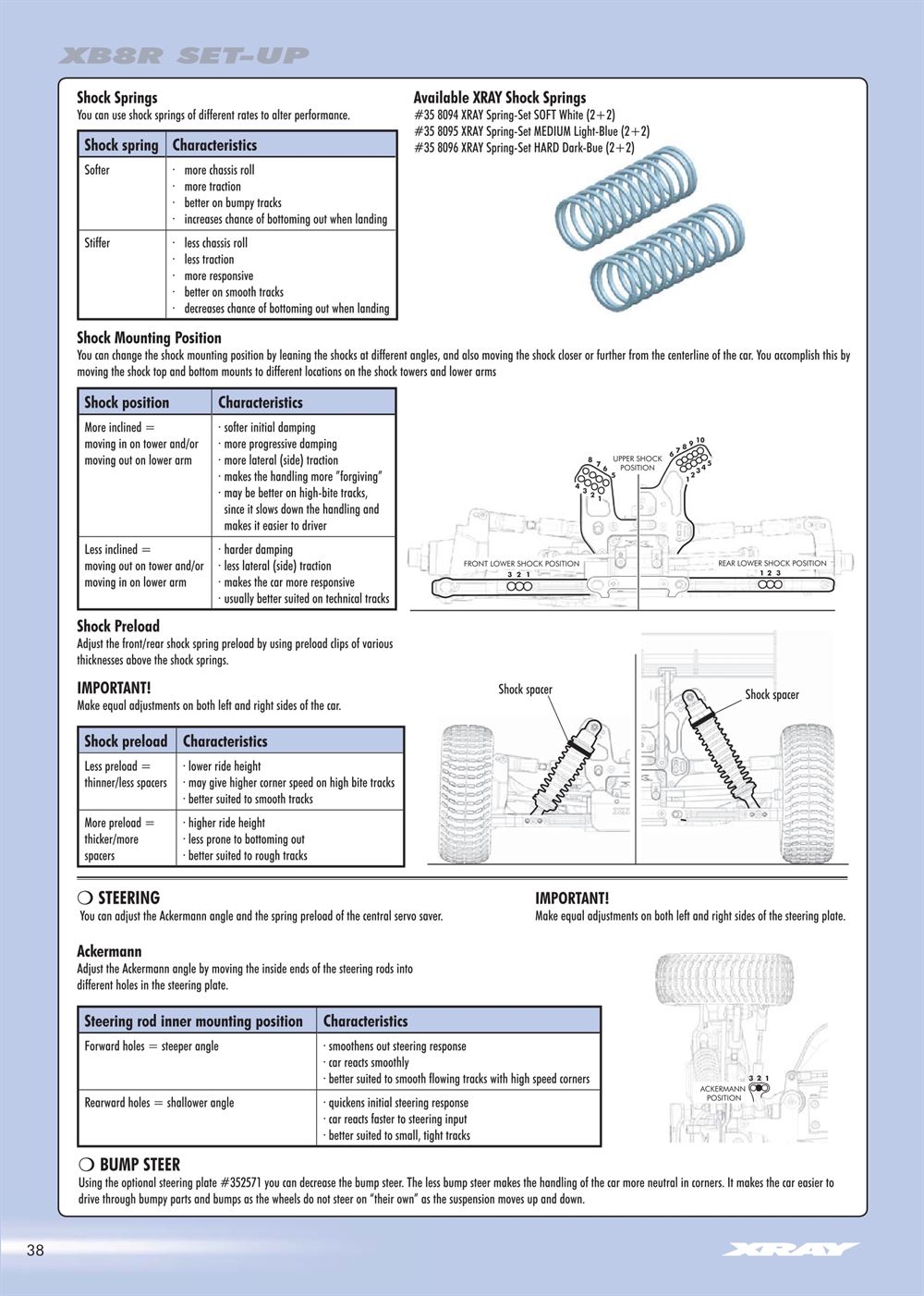 Xray - XB8R - Manual - Page 38