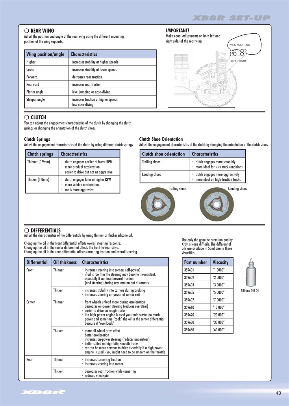 Xray - XB8R - Manual - Page 43