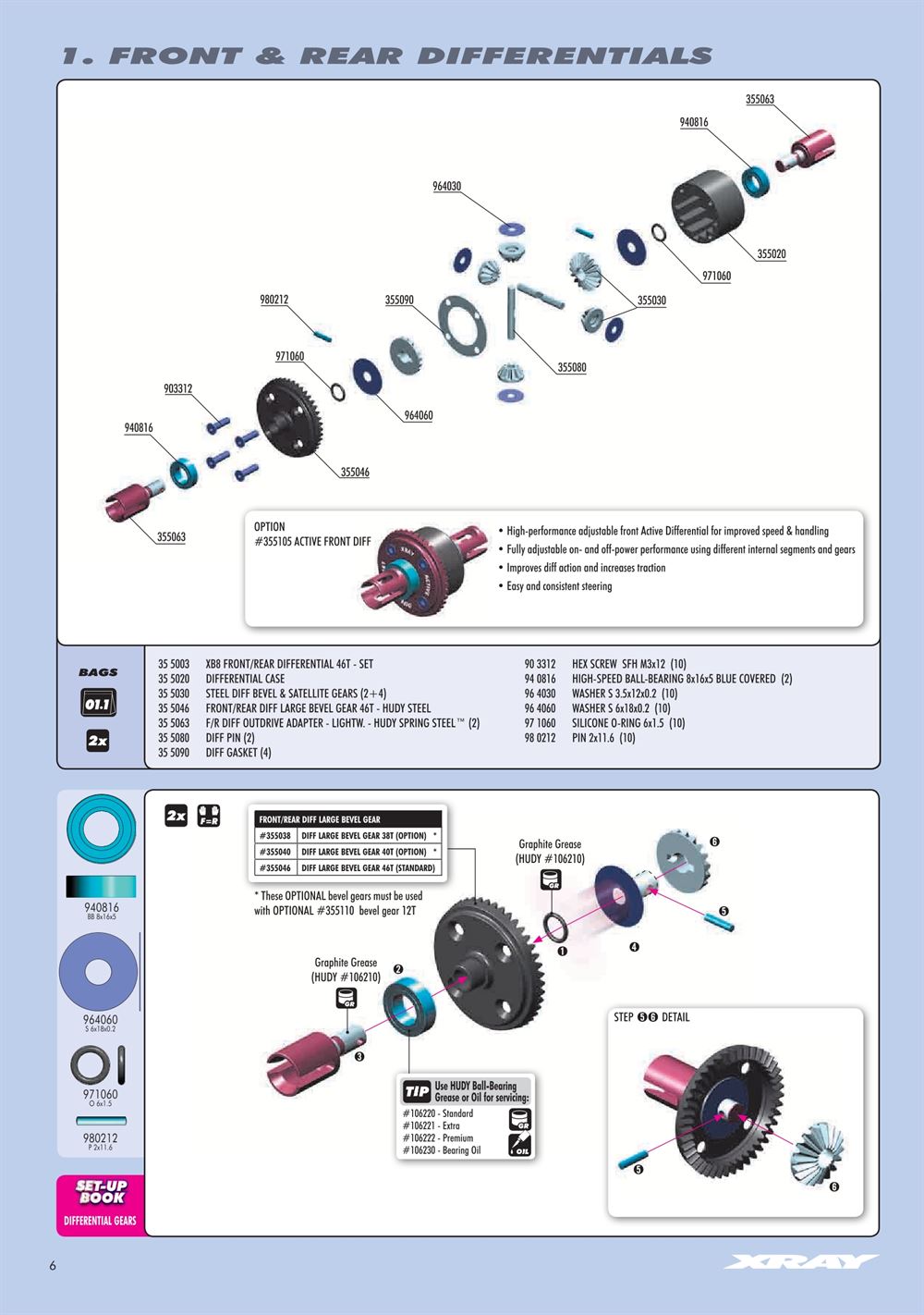 Xray - XB8E 2015 (XB8E'15) - Manual - Page 6