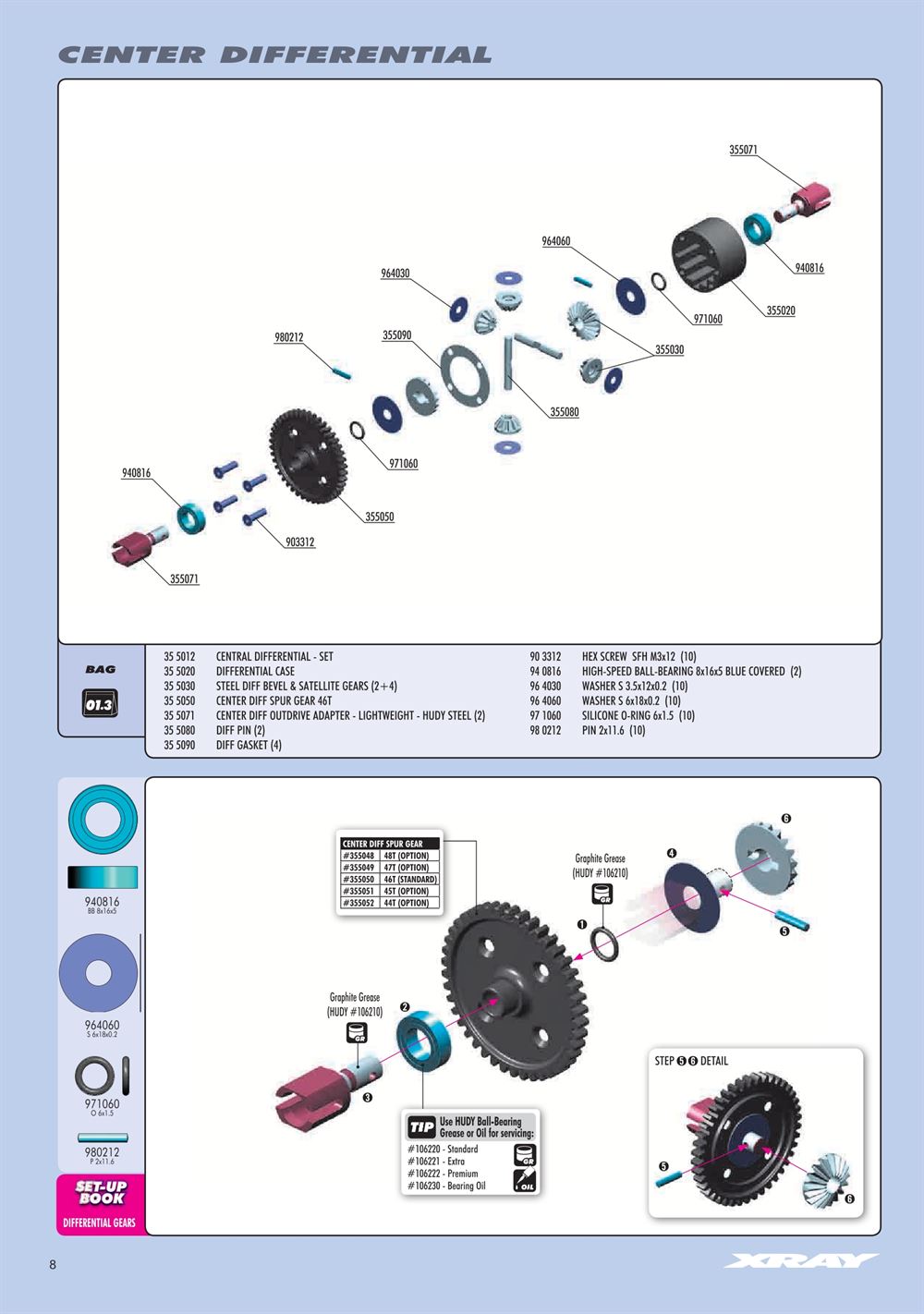 Xray - XB8E 2015 (XB8E'15) - Manual - Page 8