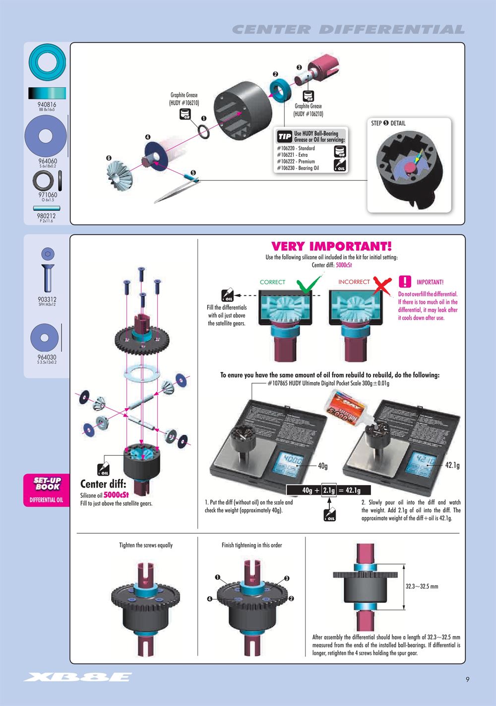 Xray - XB8E 2015 (XB8E'15) - Manual - Page 9