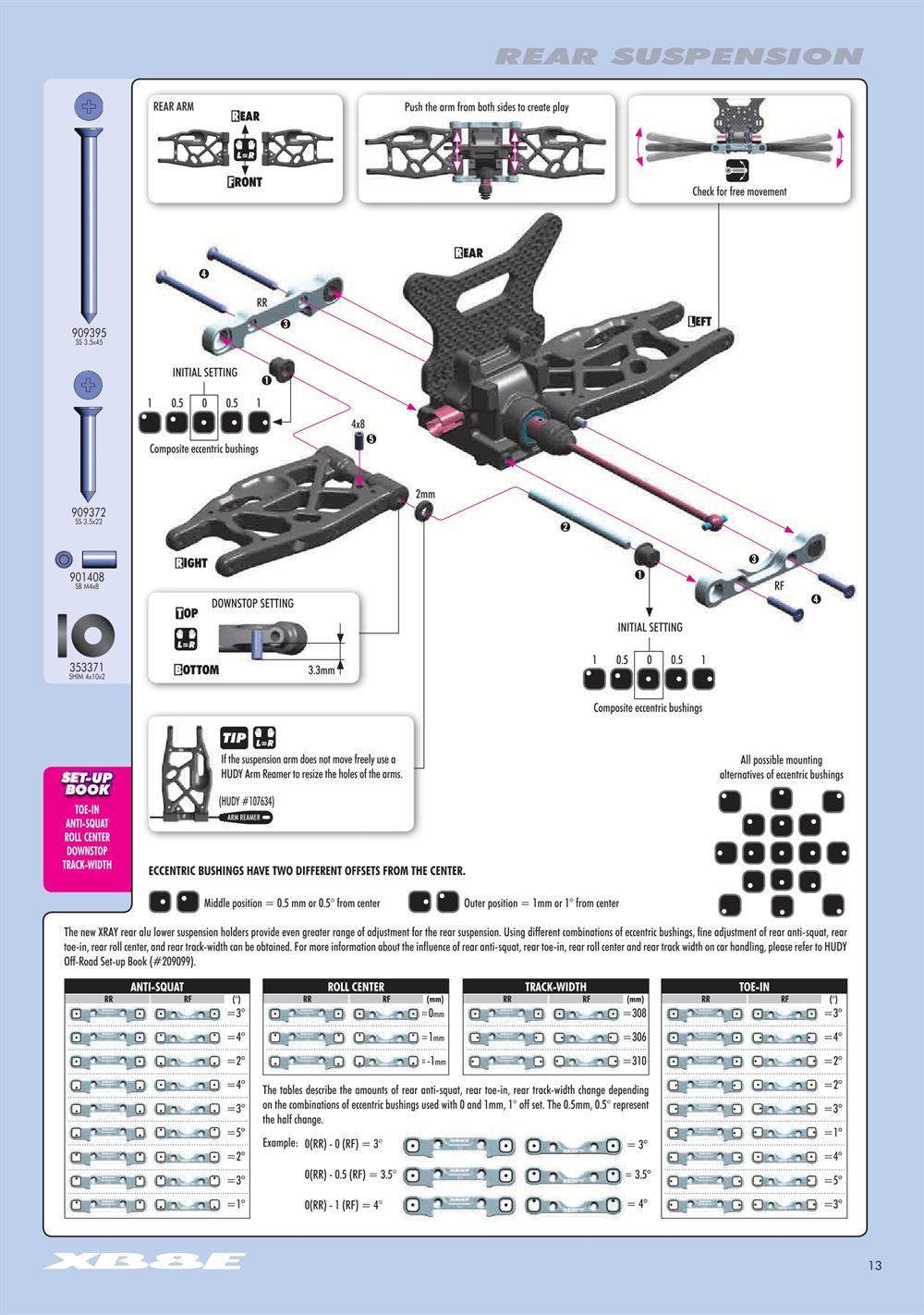 Xray - XB8E 2015 (XB8E'15) - Manual - Page 13