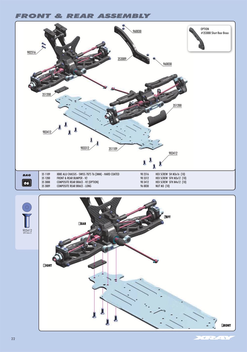 Xray - XB8E 2015 (XB8E'15) - Manual - Page 22