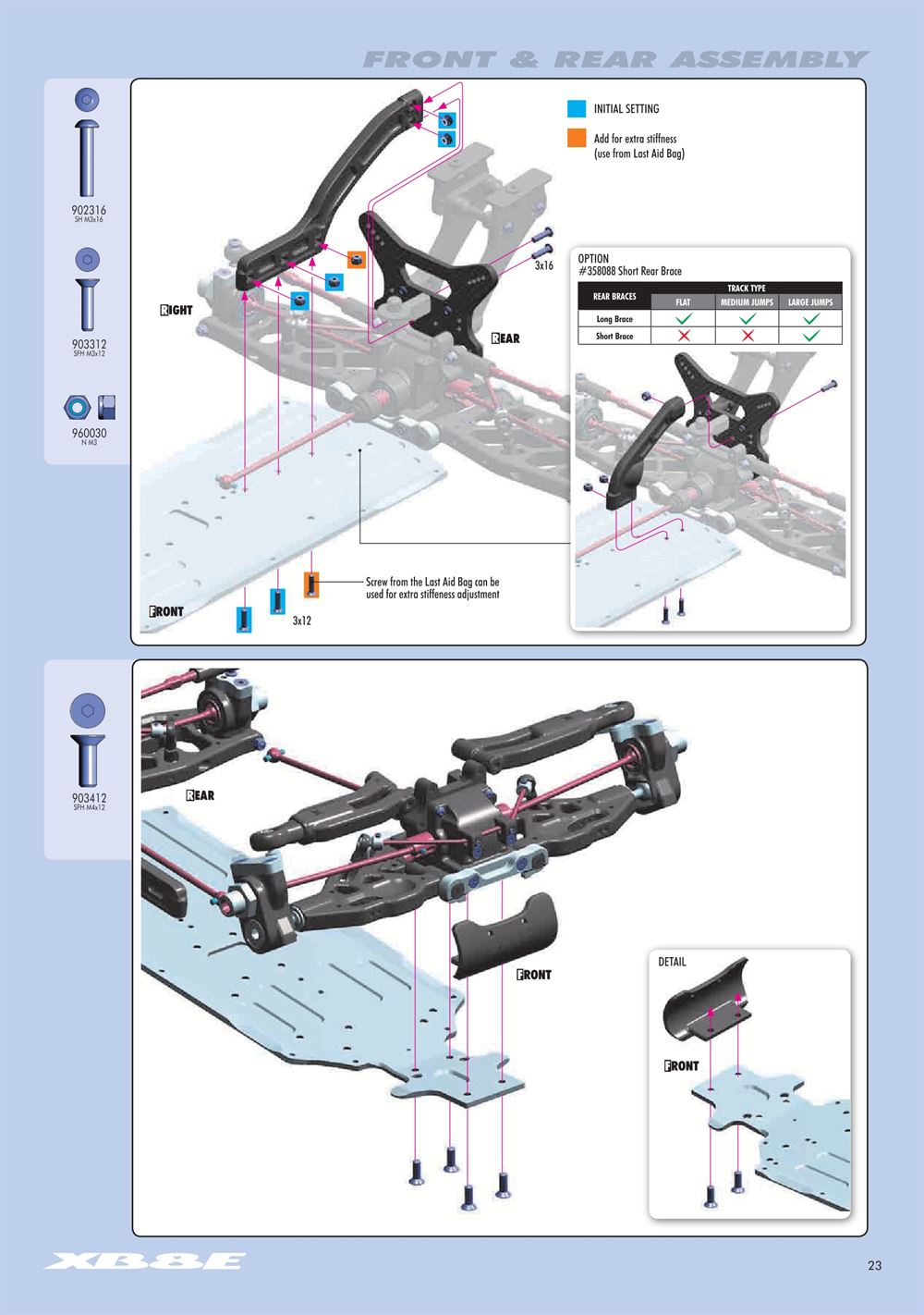 Xray - XB8E 2015 (XB8E'15) - Manual - Page 23