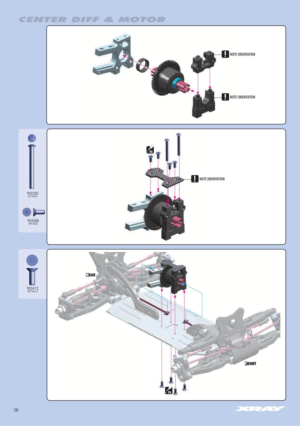 Xray - XB8E 2015 (XB8E'15) - Manual - Page 28