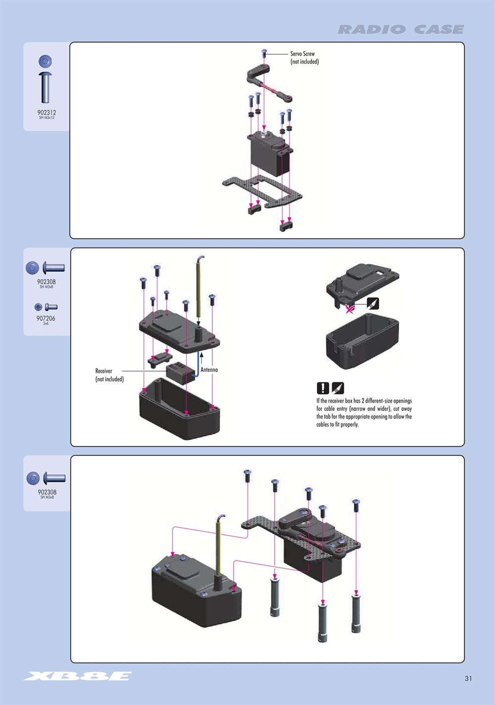 Xray - XB8E 2015 (XB8E'15) - Manual - Page 31