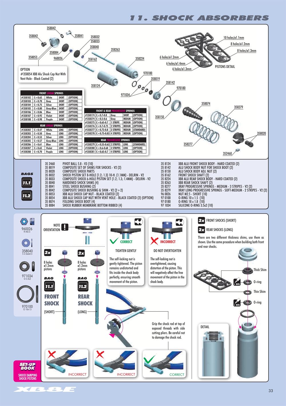 Xray - XB8E 2015 (XB8E'15) - Manual - Page 33