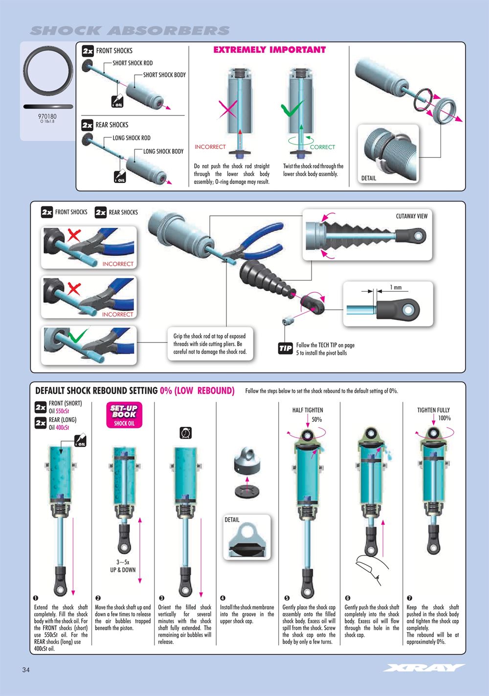 Xray - XB8E 2015 (XB8E'15) - Manual - Page 34
