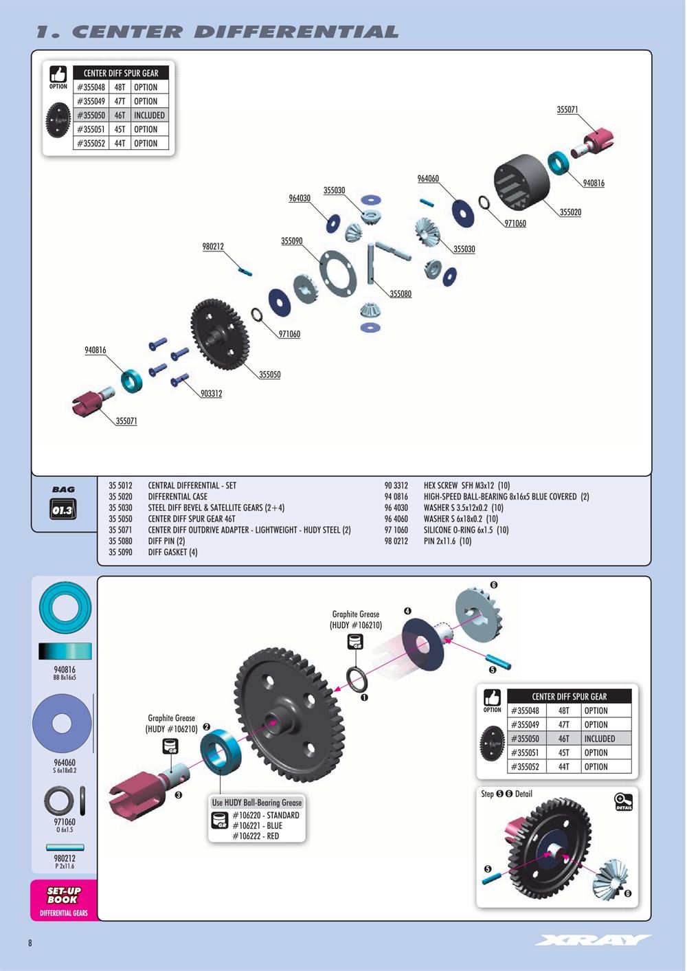Xray - XB8E 2016 (XB8E'16) - Manual - Page 8