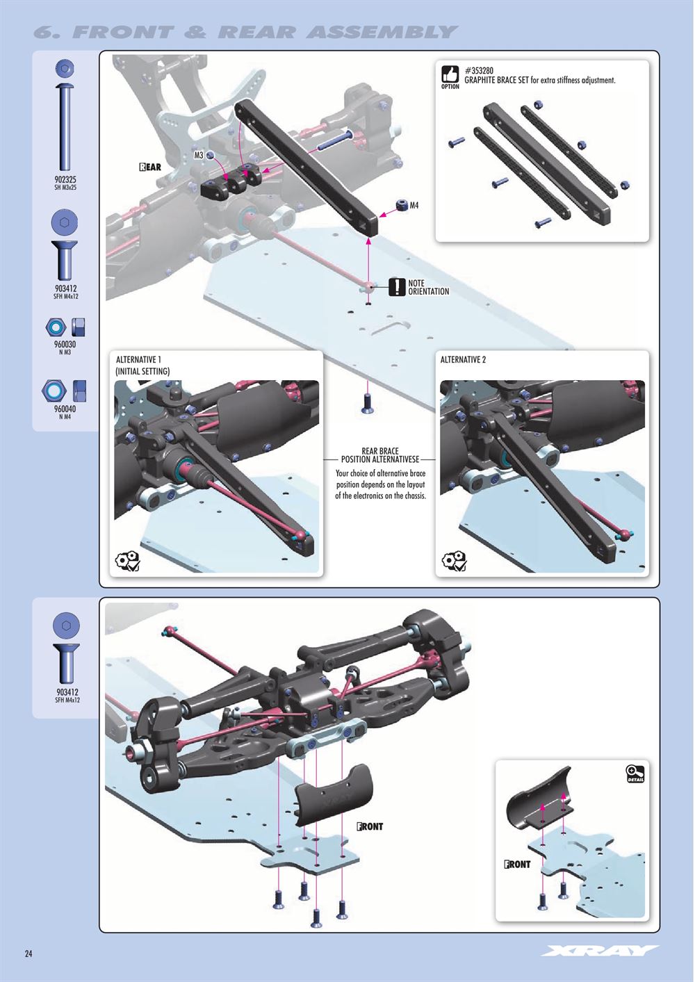 Xray - XB8E 2016 (XB8E'16) - Manual - Page 24