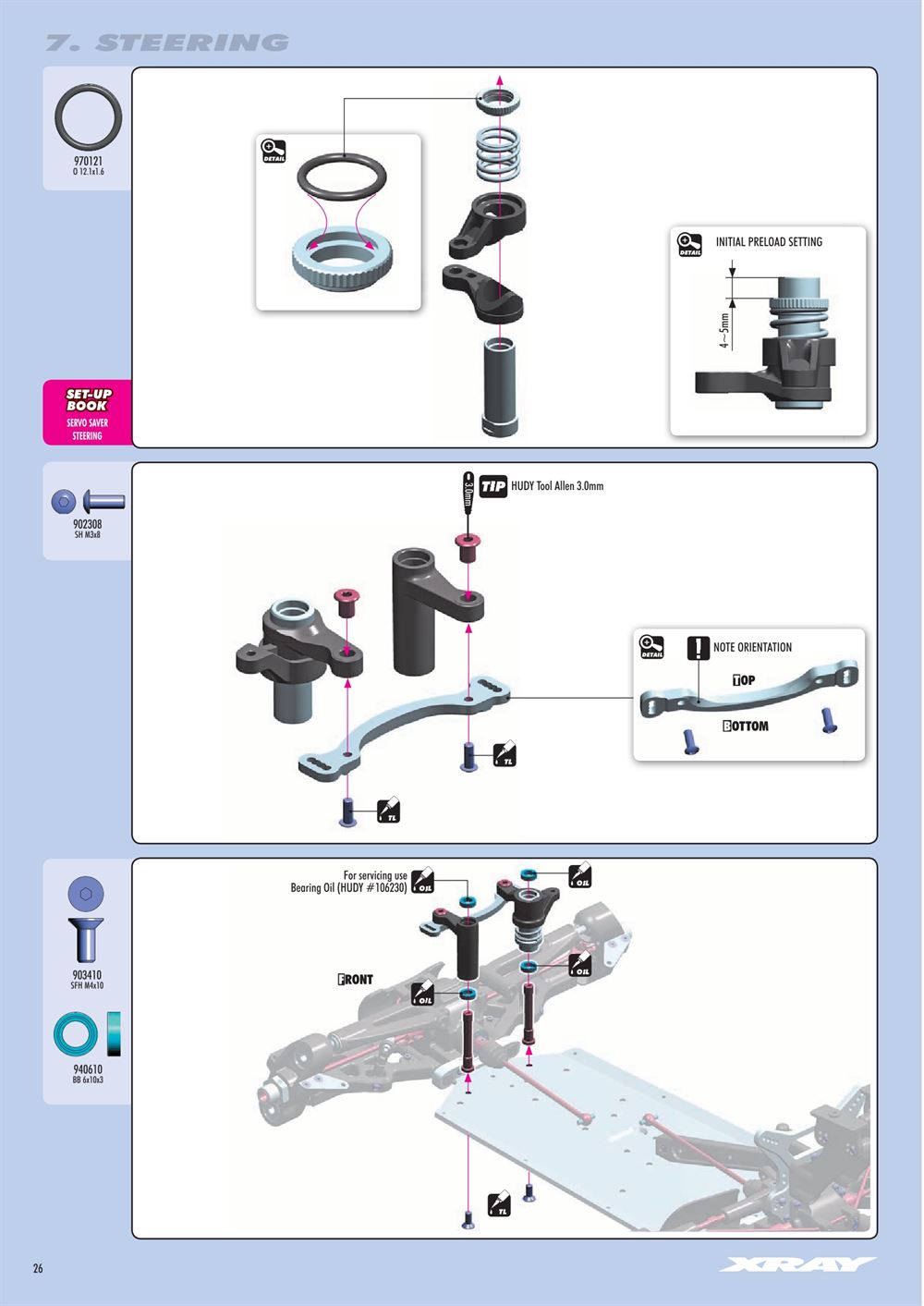 Xray - XB8E 2016 (XB8E'16) - Manual - Page 26
