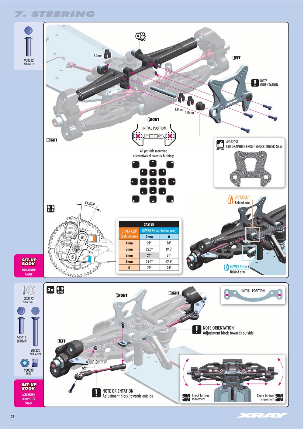 Xray - XB8E 2016 (XB8E'16) - Manual - Page 28