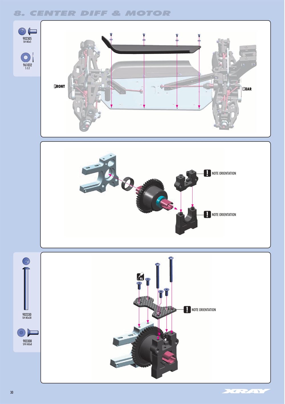 Xray - XB8E 2016 (XB8E'16) - Manual - Page 30