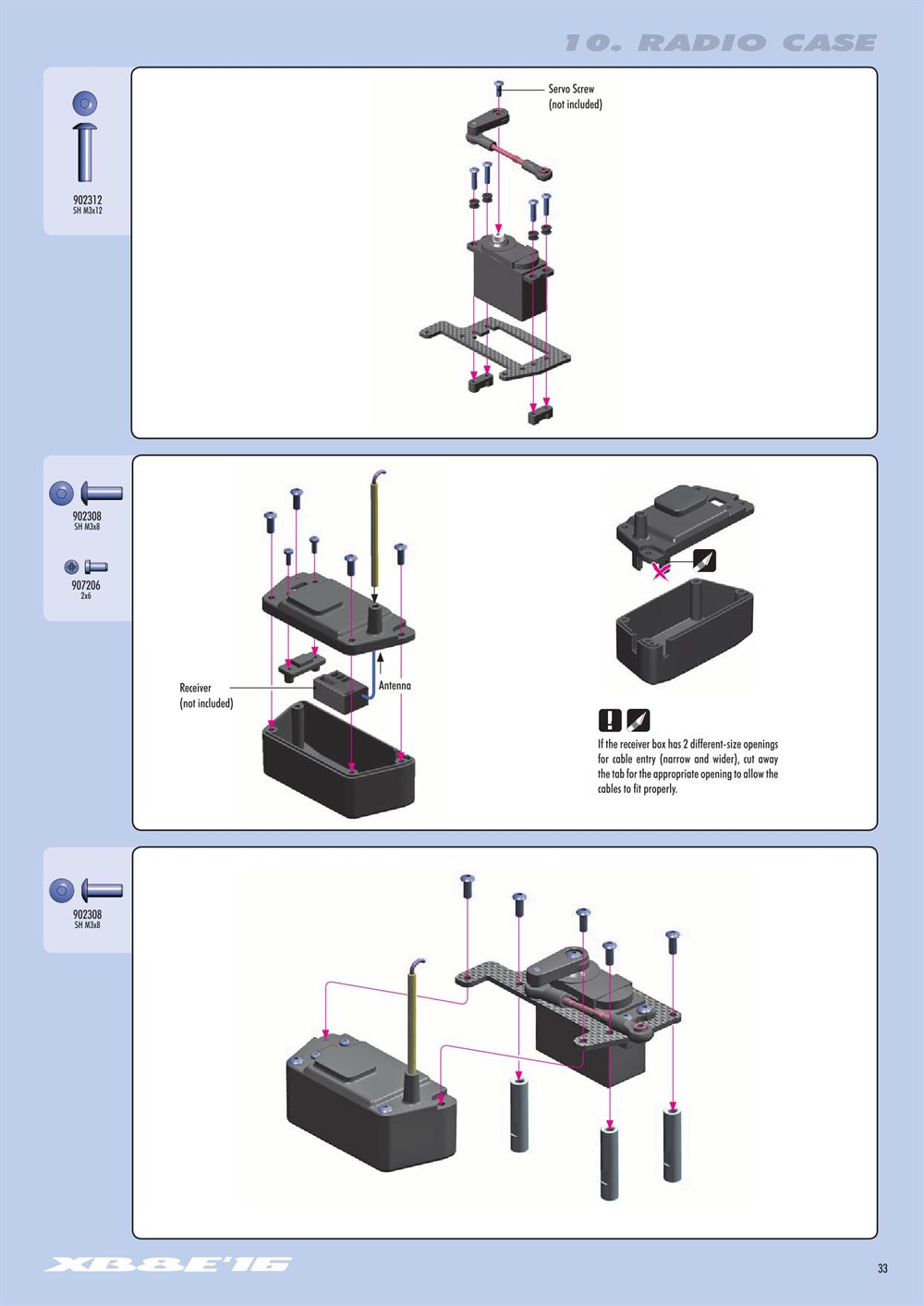 Xray - XB8E 2016 (XB8E'16) - Manual - Page 33