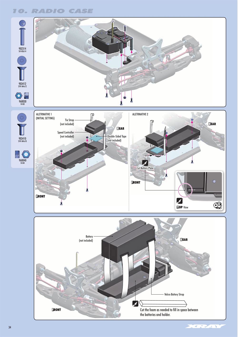 Xray - XB8E 2016 (XB8E'16) - Manual - Page 34