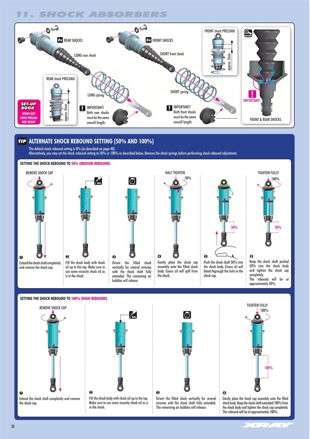 Xray - XB8E 2016 (XB8E'16) - Manual - Page 38