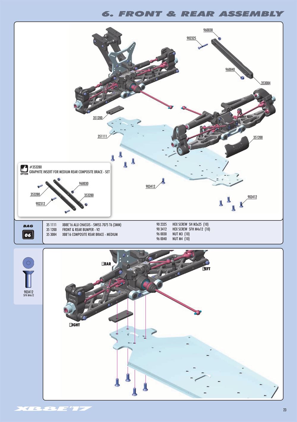 Xray - XB8E 2017 (XB8E'17) - Manual - Page 23