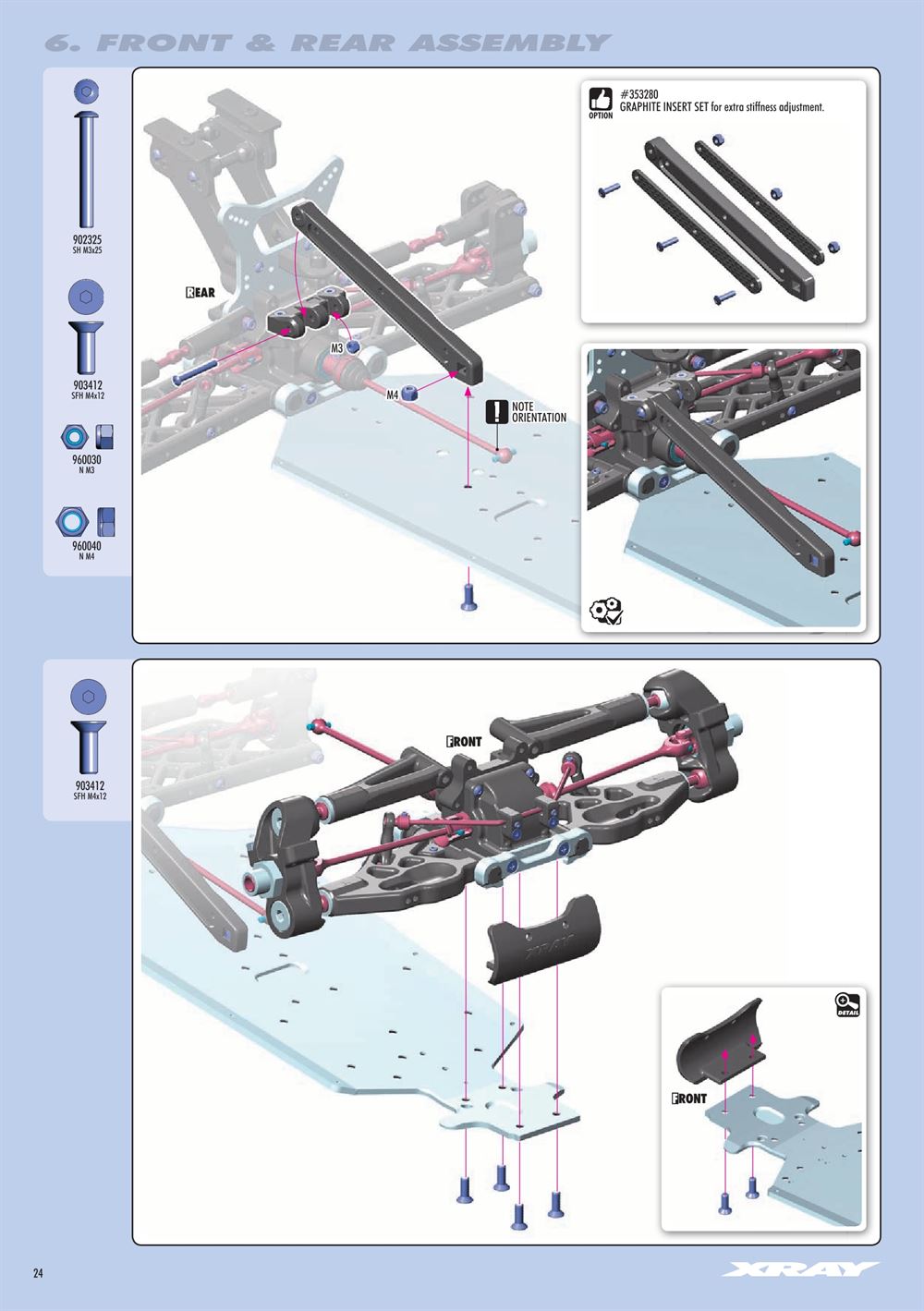 Xray - XB8E 2017 (XB8E'17) - Manual - Page 24