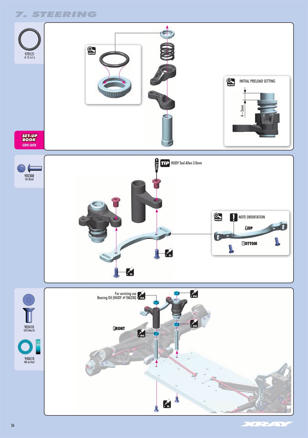 Xray - XB8E 2017 (XB8E'17) - Manual - Page 26