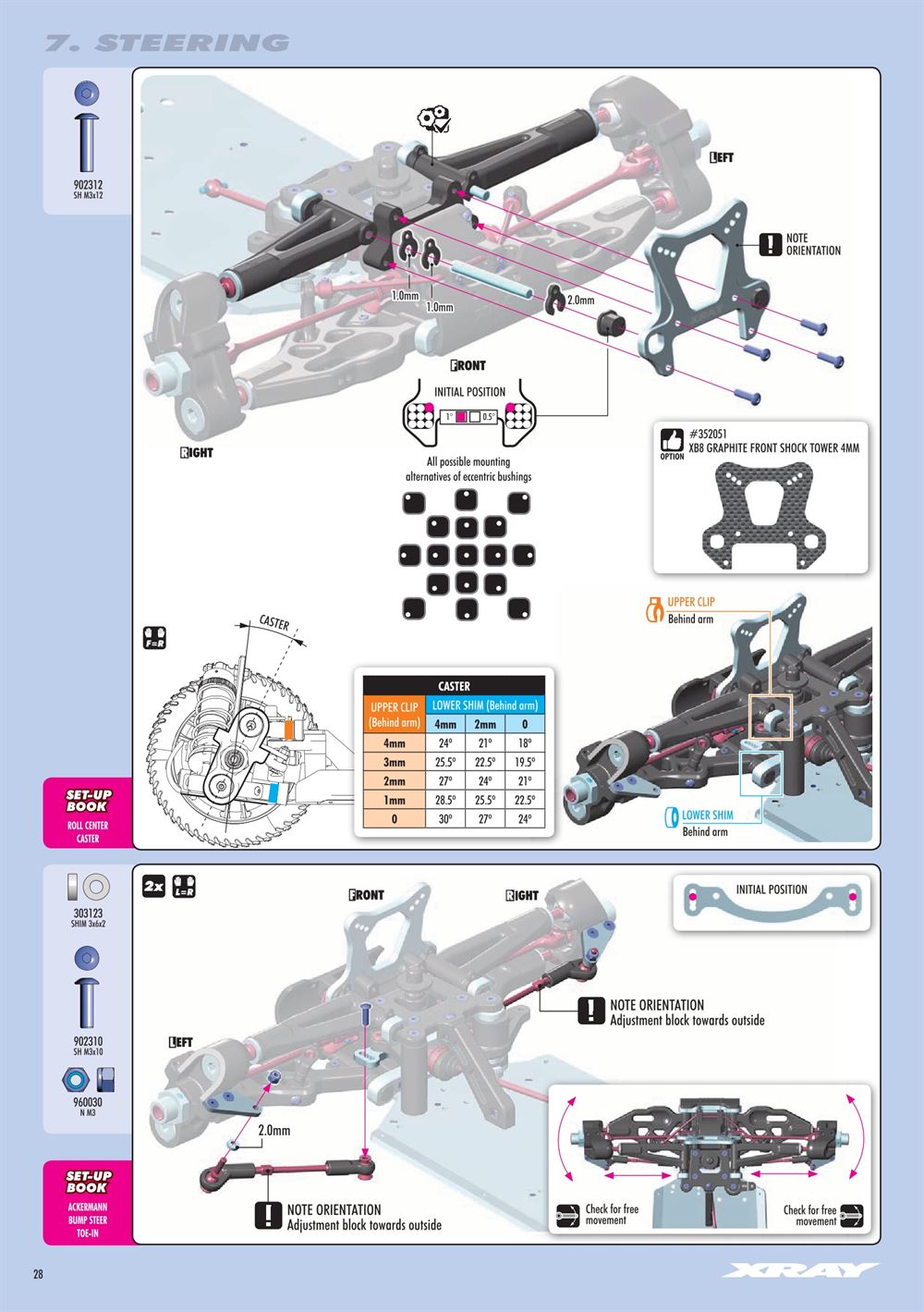 Xray - XB8E 2017 (XB8E'17) - Manual - Page 28