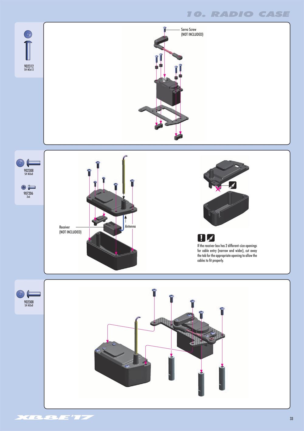 Xray - XB8E 2017 (XB8E'17) - Manual - Page 33