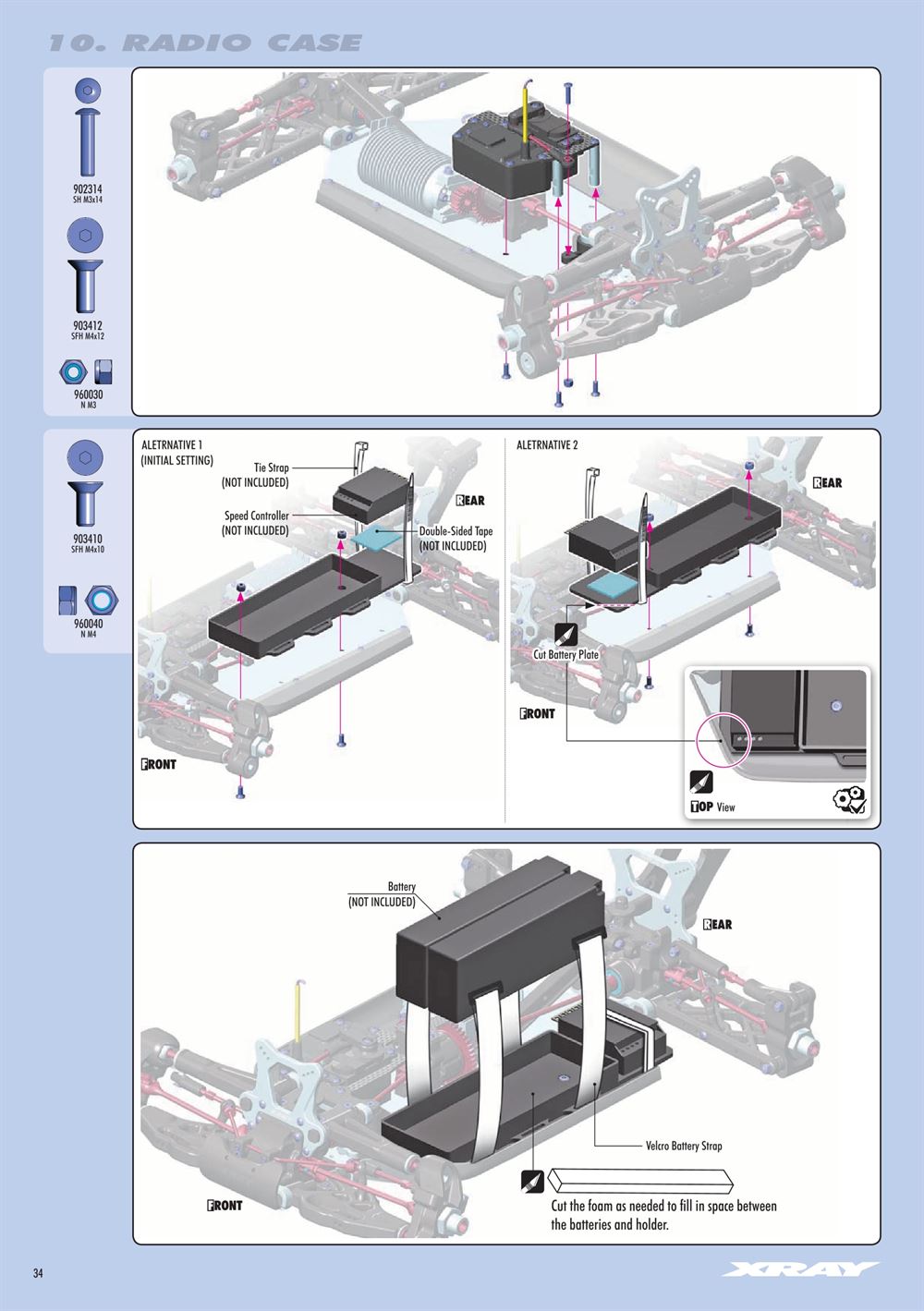 Xray - XB8E 2017 (XB8E'17) - Manual - Page 34
