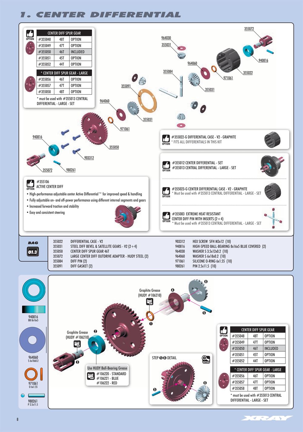 Xray - XB8E 2018 (XB8E'18) - Manual - Page 8