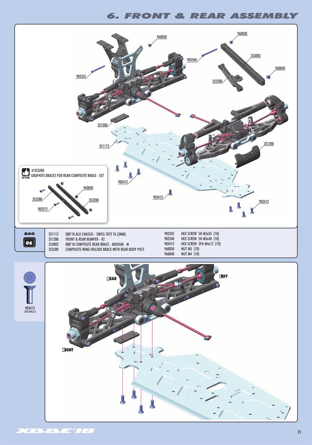 Xray - XB8E 2018 (XB8E'18) - Manual - Page 23