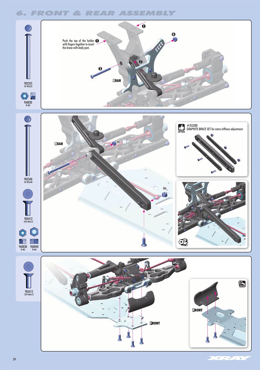Xray - XB8E 2018 (XB8E'18) - Manual - Page 24