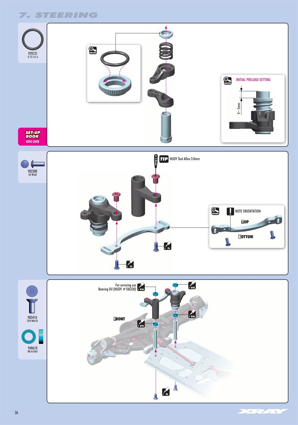 Xray - XB8E 2018 (XB8E'18) - Manual - Page 26