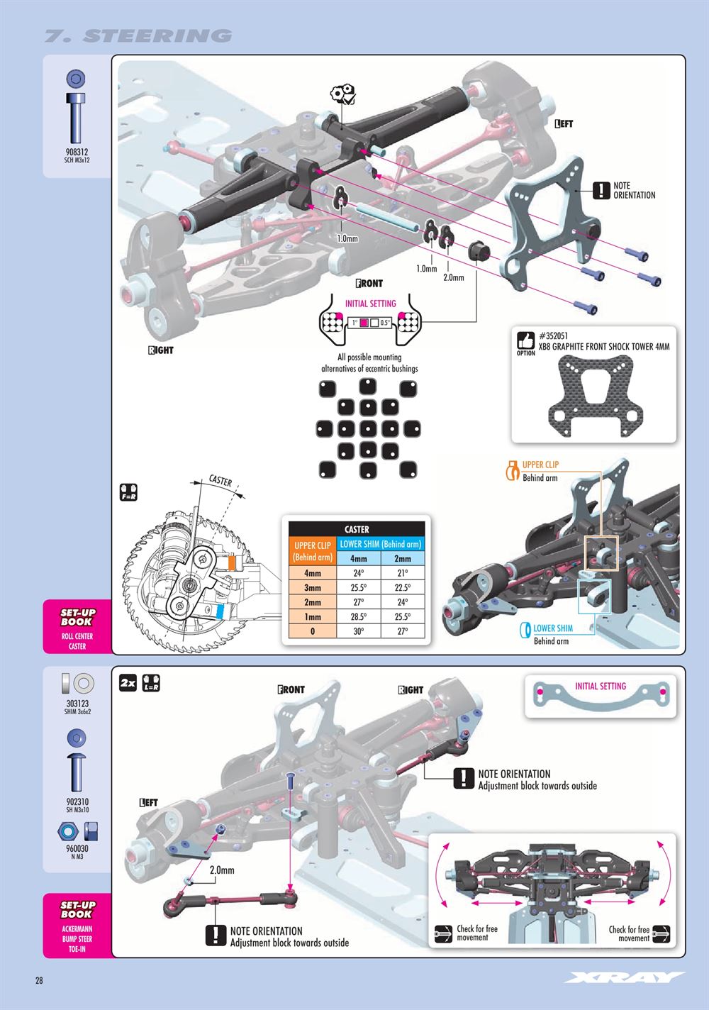 Xray - XB8E 2018 (XB8E'18) - Manual - Page 28