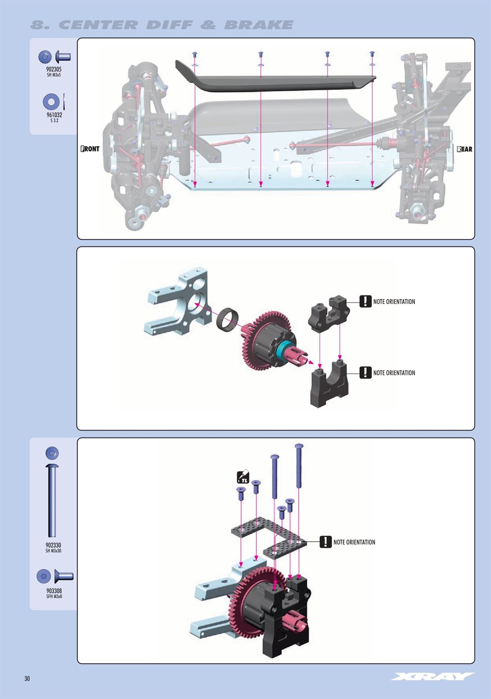 Xray - XB8E 2018 (XB8E'18) - Manual - Page 30