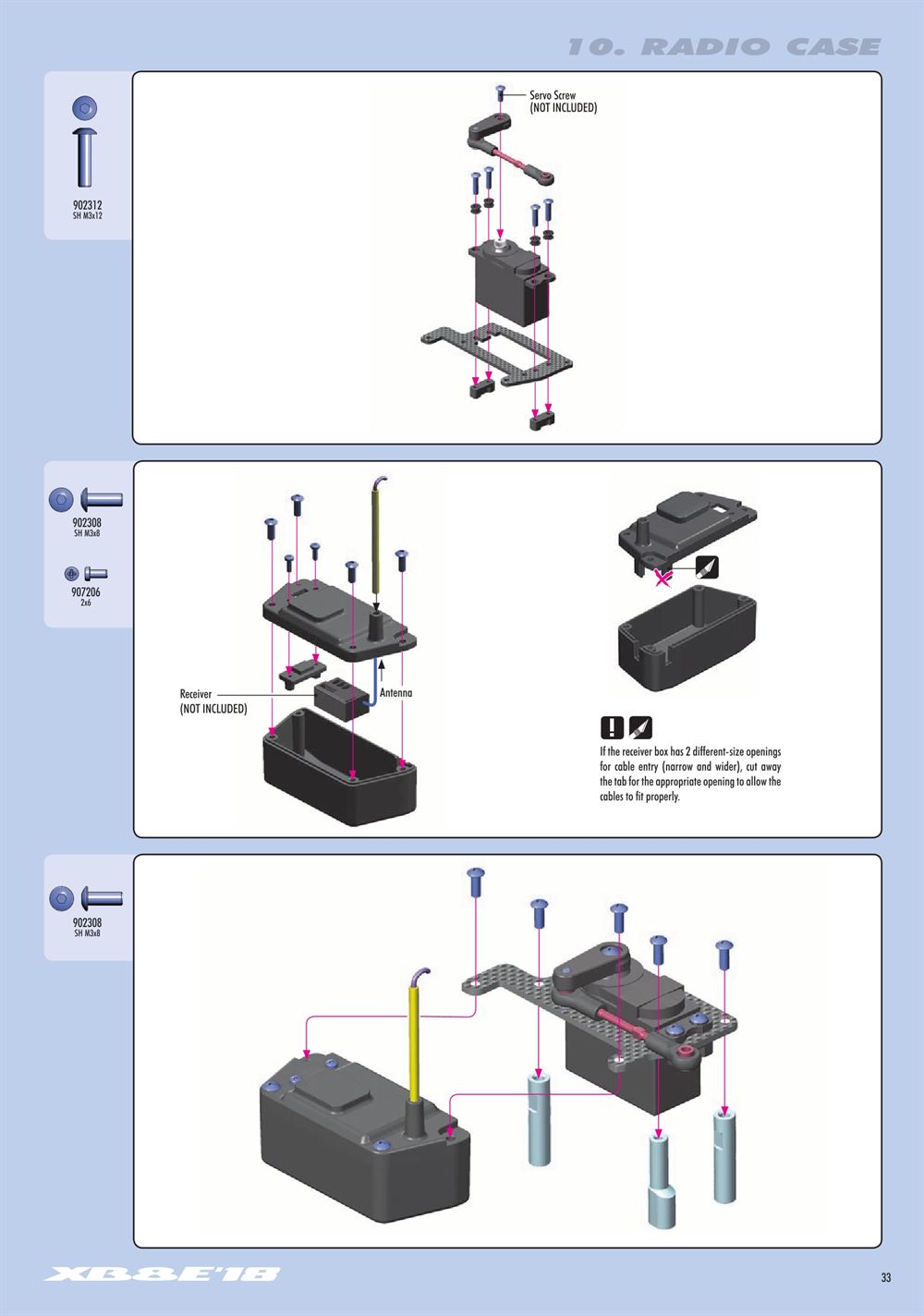 Xray - XB8E 2018 (XB8E'18) - Manual - Page 33