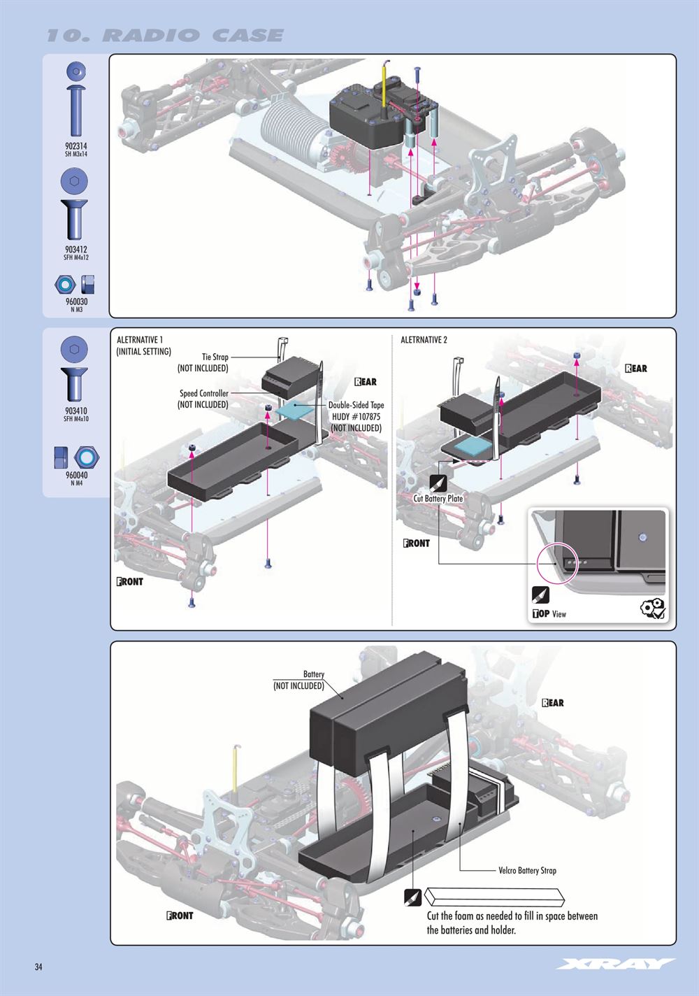 Xray - XB8E 2018 (XB8E'18) - Manual - Page 34